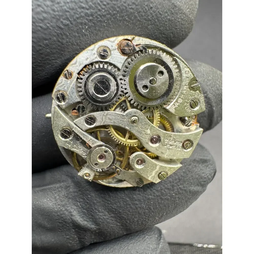 Vintage PASKAR Watch Co Art Deco 7 Jewels Swiss Movement PARTS or REPAIR 23.5mm